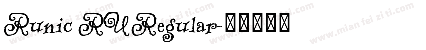 Runic RU Regular字体转换